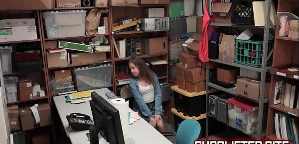  Policeman Exploiting Teenage Shoplyfter Brooke Bliss